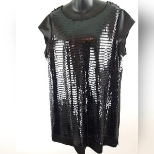 ❤️ Stunning Black Beaded Midi Designer Party evening Dress